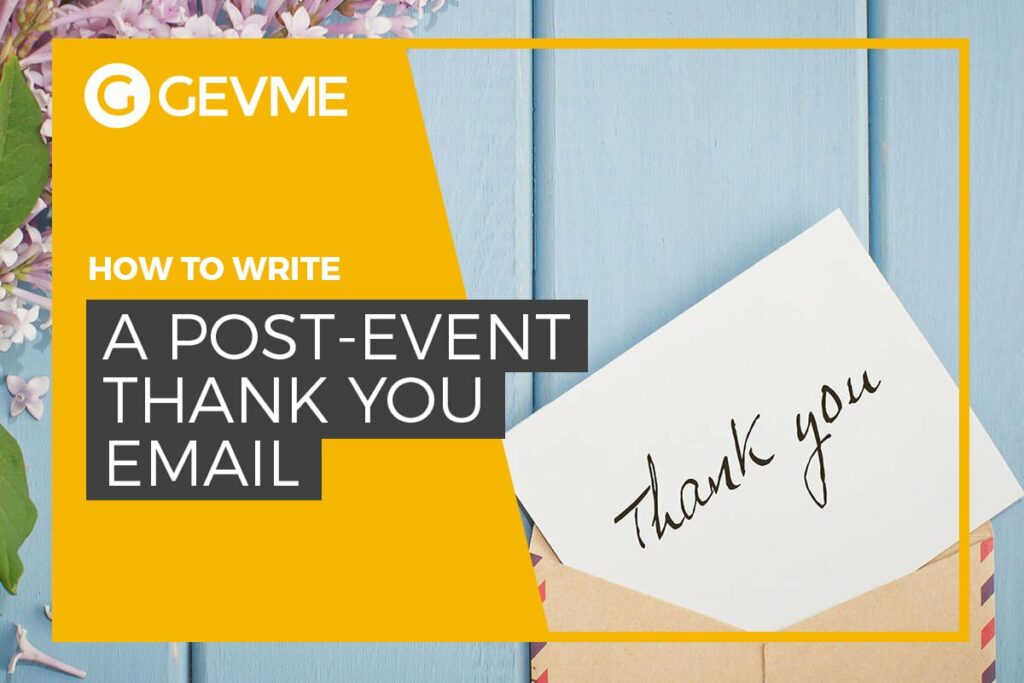 How Do You Write A Thank You Email After An Event